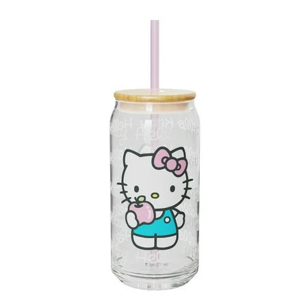Zak Designs 20oz Hello Kitty Glass Hadley Tumbler | Walmart (US)