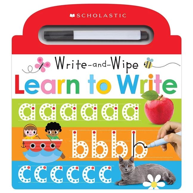 Learn to Write (Scholastic Early Learners: Write and Wipe) (Board Book) - Walmart.com | Walmart (US)