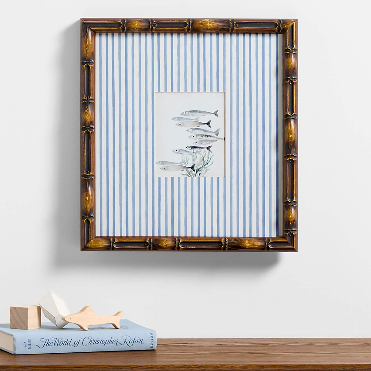 Sardines Framed Wall Art Print by Jake Arnold | Crate & Kids | Crate & Barrel