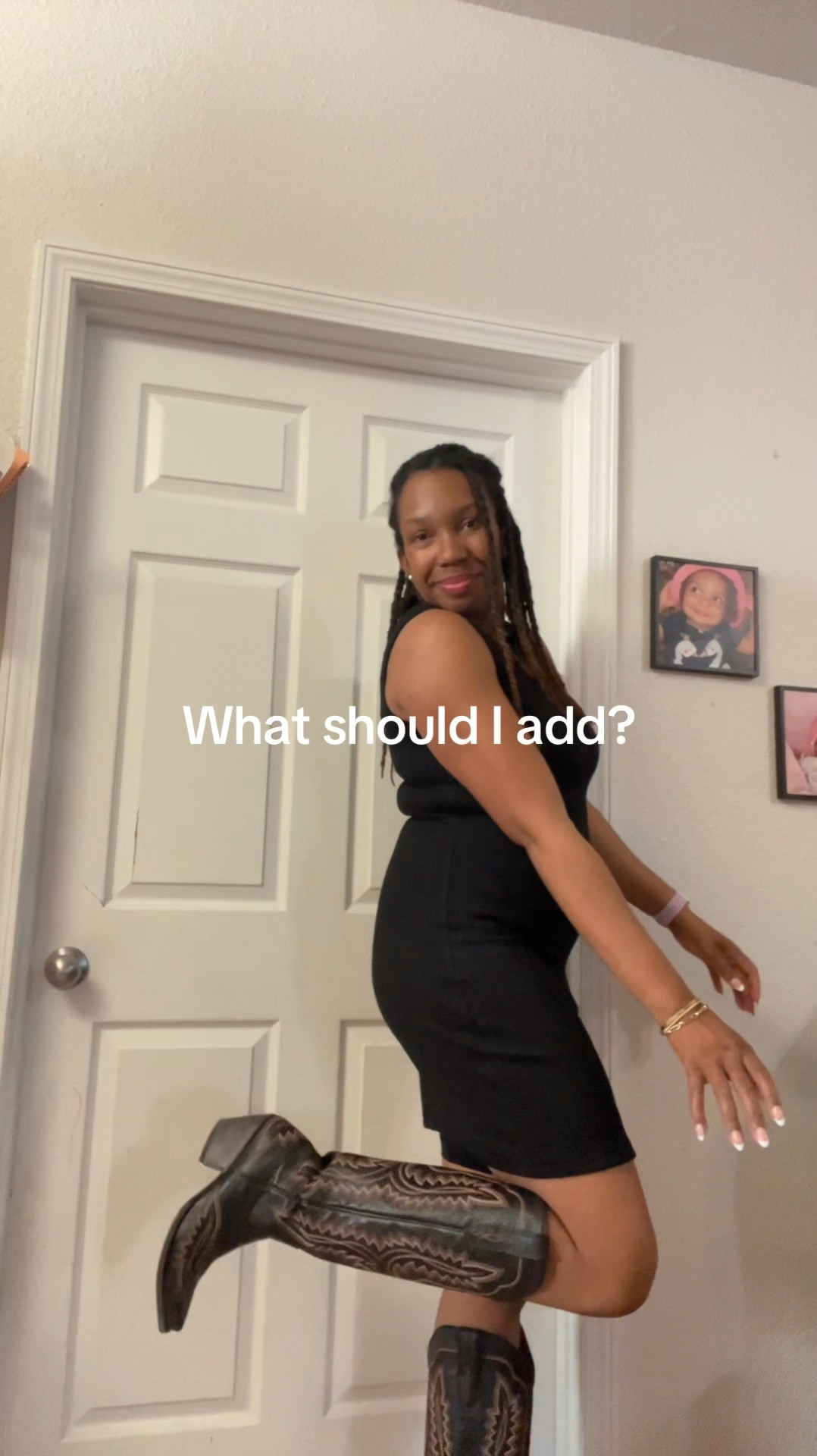 “One-day shipping & a forever staple! This little black dress is a must—perfect for dressing up or keeping it casual. Sneakers for school drop-off? ✅ Cute heels or boots for date night? ✅ Versatile, comfy, and effortlessly chic. What should I style it with next? Drop your ideas! ✨ Shop it now on LTK! #LTKStyle #ClosetStaple #MomLifeButMakeItChic”

#LTKMostLoved #LTKSaleAlert #LTKFindsUnder50