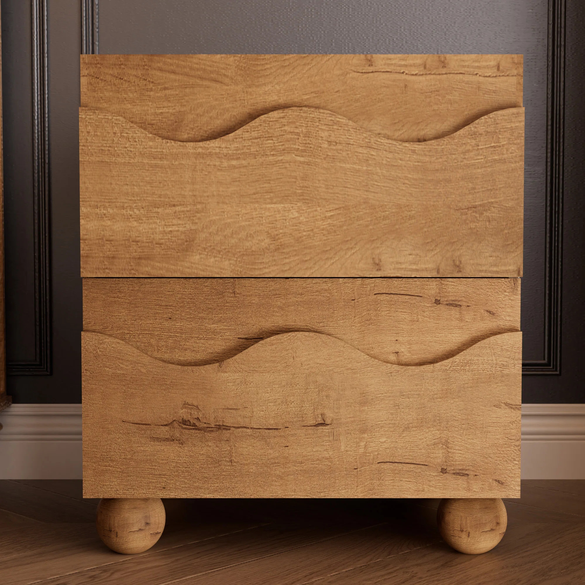 2 - Drawer 19.7"W Nightstand | Wayfair North America