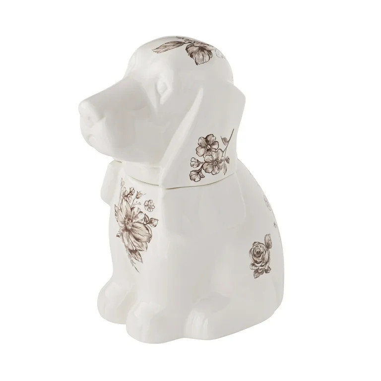 The Pioneer Woman Agatha Stoneware Charlie Cookie Jar, Brown, 11" | Walmart (US)