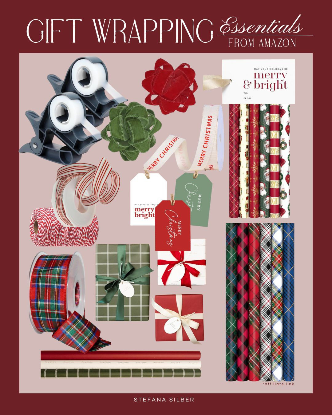 Amazon gift wrapping essentials 

 #LTKGiftGuide #LTKHoliday #LTKFindsUnder50