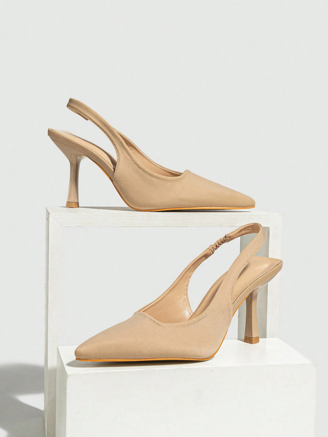 Women's Pointed Toe Stiletto Heels Shoes With Ankle Strap For Fall Fashion | SHEIN