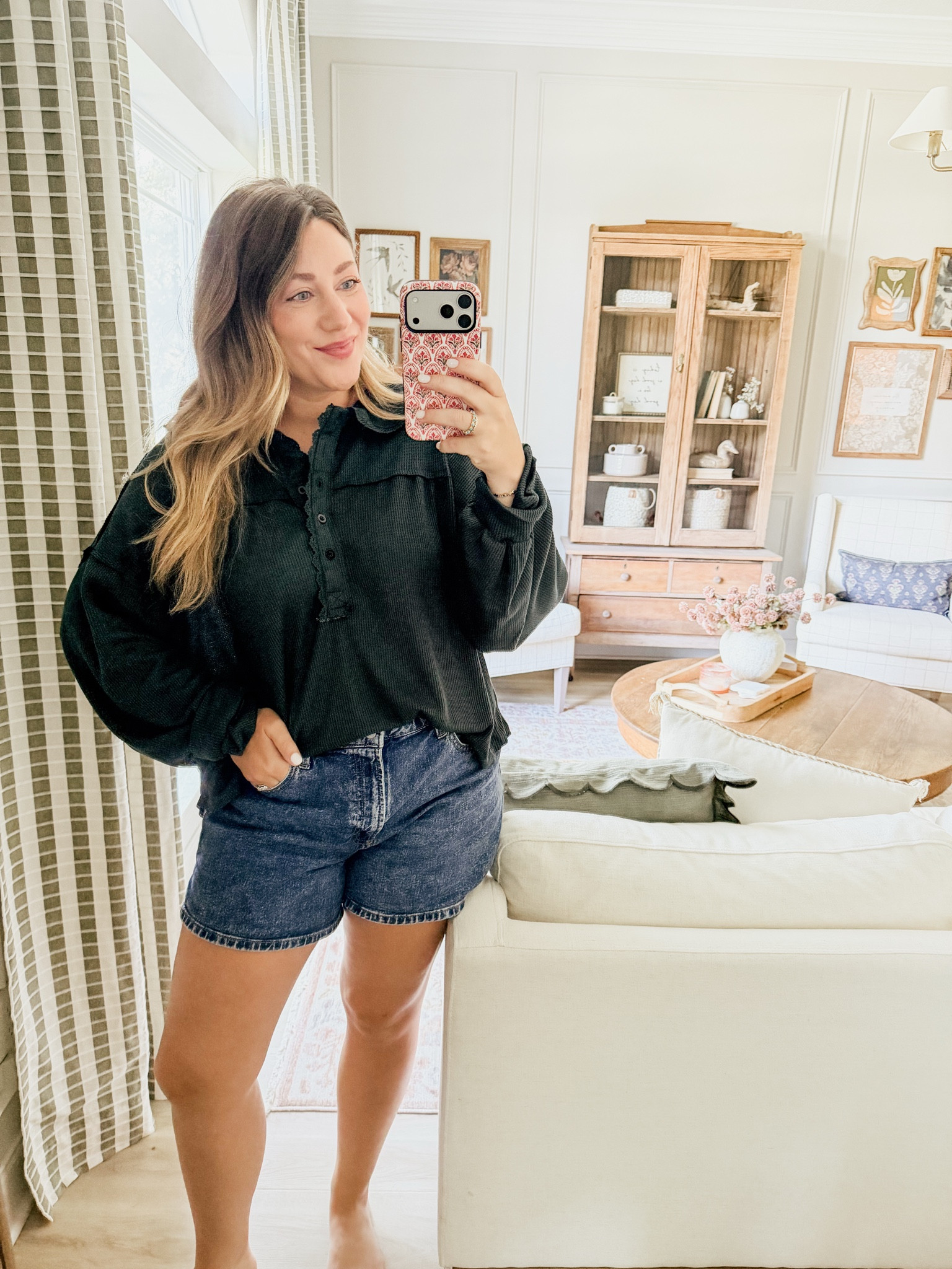 My fav Amazon shirt in another color! Runs oversized 

THEBLOOMINGNEST Amazon fashion target shorts 

#LTKSeasonal #LTKMidsize #LTKootd