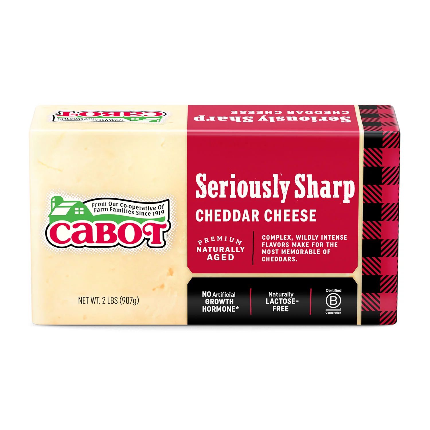 Cabot Seriously Sharp Cheddar Cheese (2 lbs.) | Sam's Club