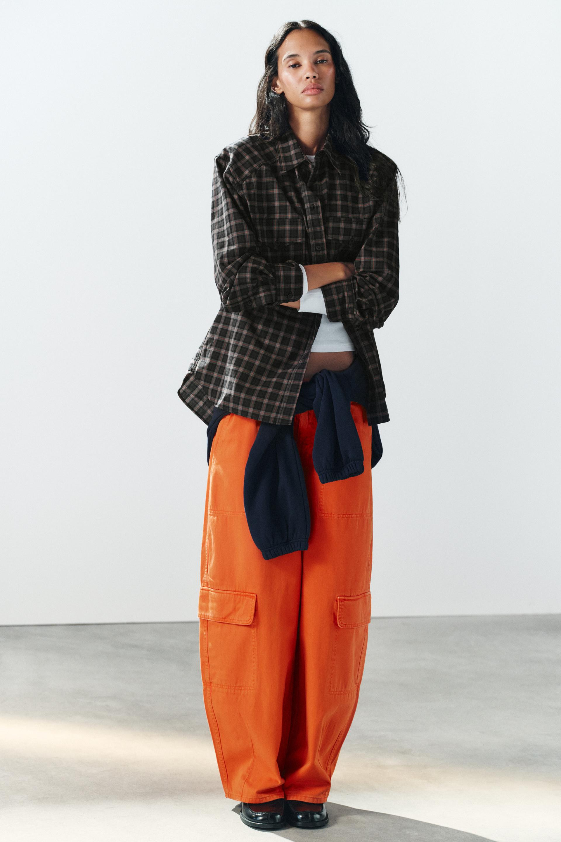 OVERSIZE CHECKS POPLIN SHIRT | Zara DE