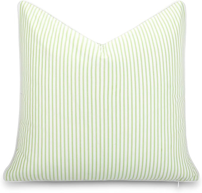 Amazon.com : Hofdeco Premium Coastal Hampton Outdoor Performance Throw Pillow Cover Only, 20"x20"... | Amazon (US)