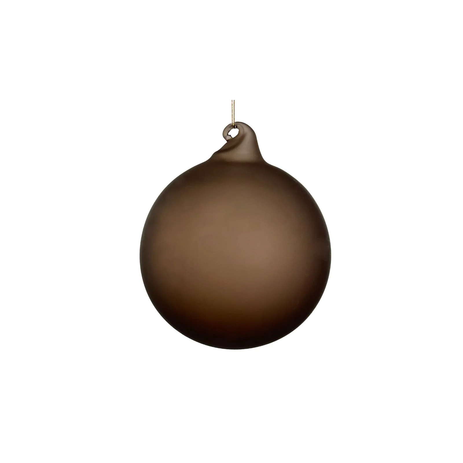 Matte Coffee Glass Ornament | Brooke & Lou | Brooke and Lou