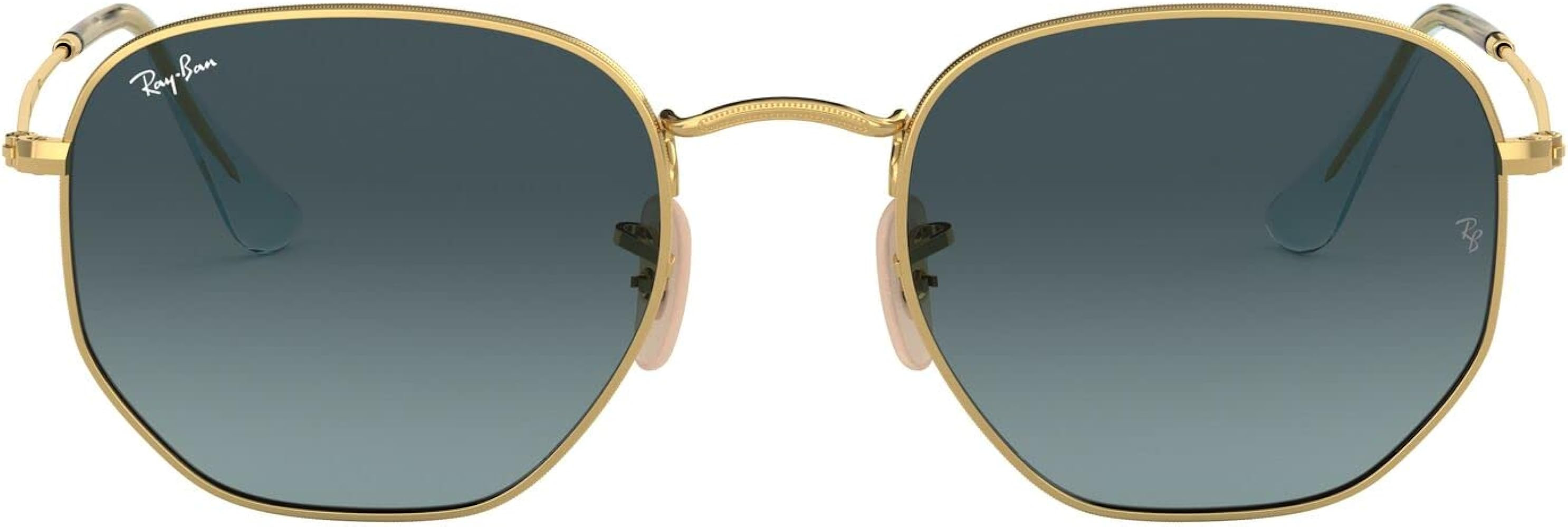 Ray-Ban Rb3548n Hexagonal Flat Lens Sunglasses | Amazon (US)