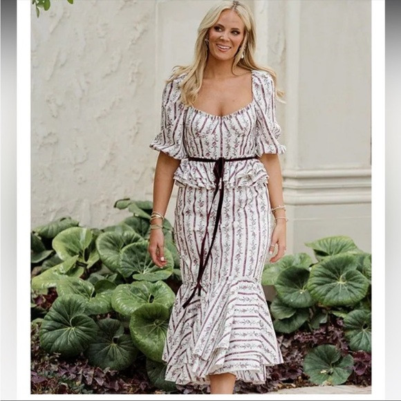 NWT Antonio Melani x Nicola Bathie Florence Floral Print MIDI dress | Poshmark