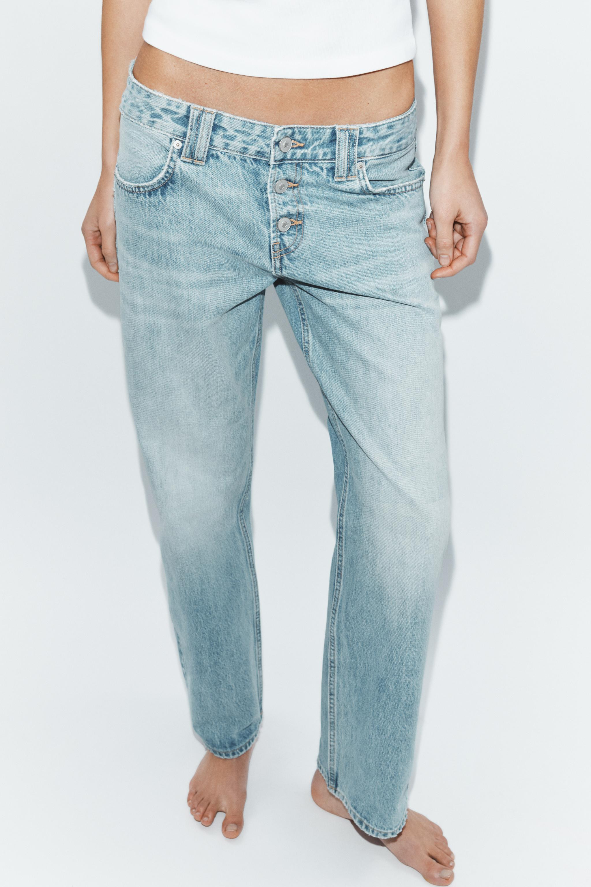 TRF LOW RISE STRAIGHT JEANS | Zara US