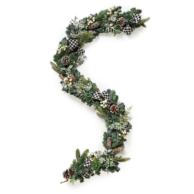 Farmhouse Holiday Illuminated Garland | MacKenzie-Childs