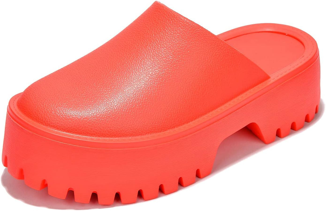 Lightweight Mule Clog Platform Sandals for Women - Comfortable, Non-Slip, Waterproof with Chunky ... | Amazon (US)