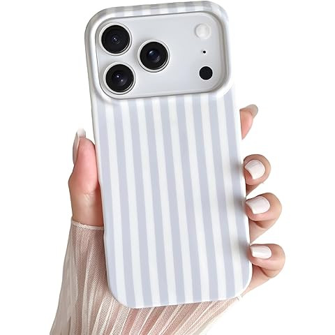 Casely iPhone 17 Pro Case | Blue Stripes | Sunday Best | Compatible with MagSafe | Classic Ultra ... | Amazon (US)