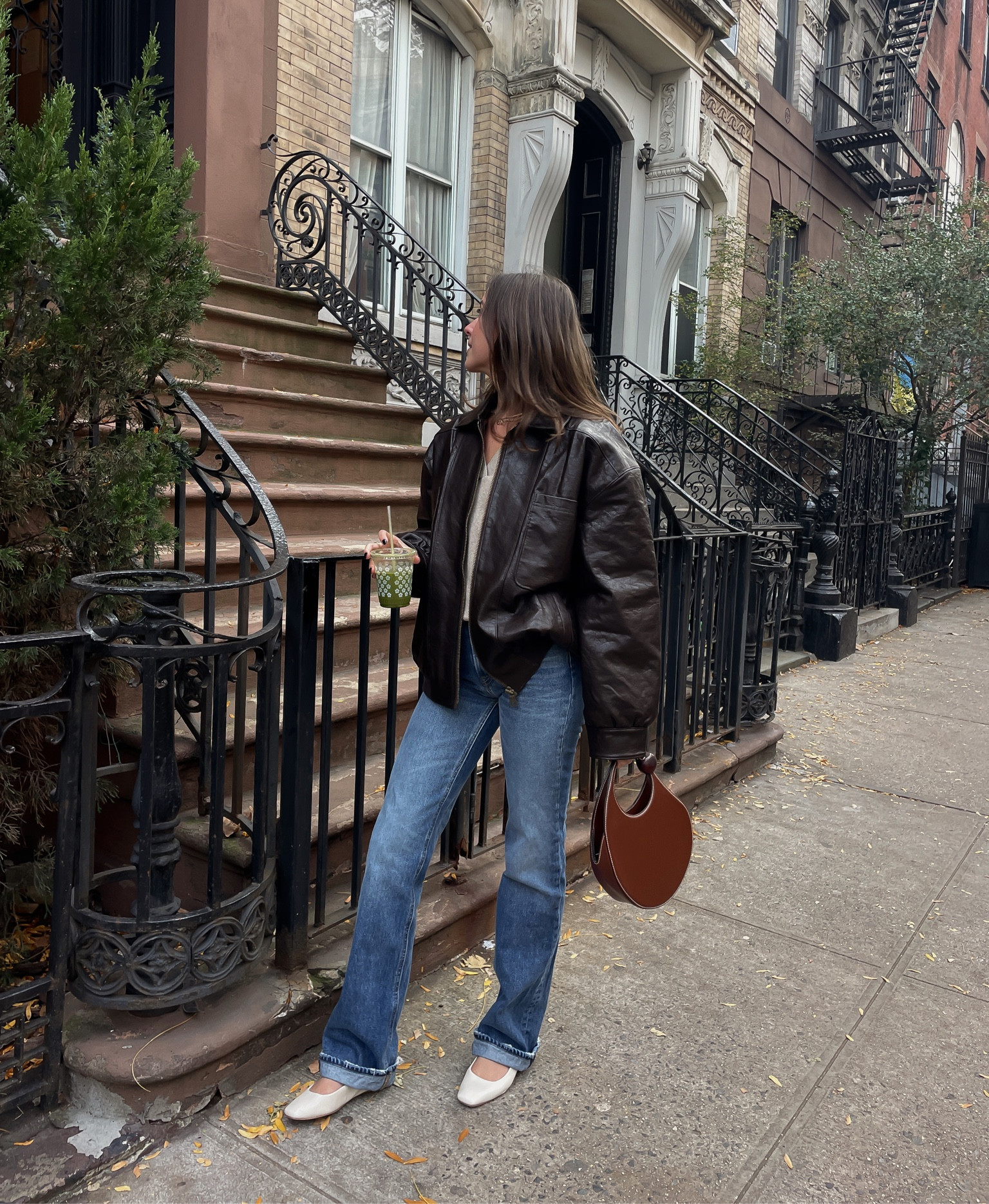 NYC for the weekend!! Can’t stop wearing these jeans. Jacket is pre order but soooo worth it 

#LTKSeasonal #LTKtravel