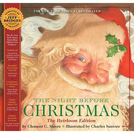 The Night Before Christmas Heirloom Edition : The Classic Edition Hardcover with Audio CD Narrated b | Walmart (US)