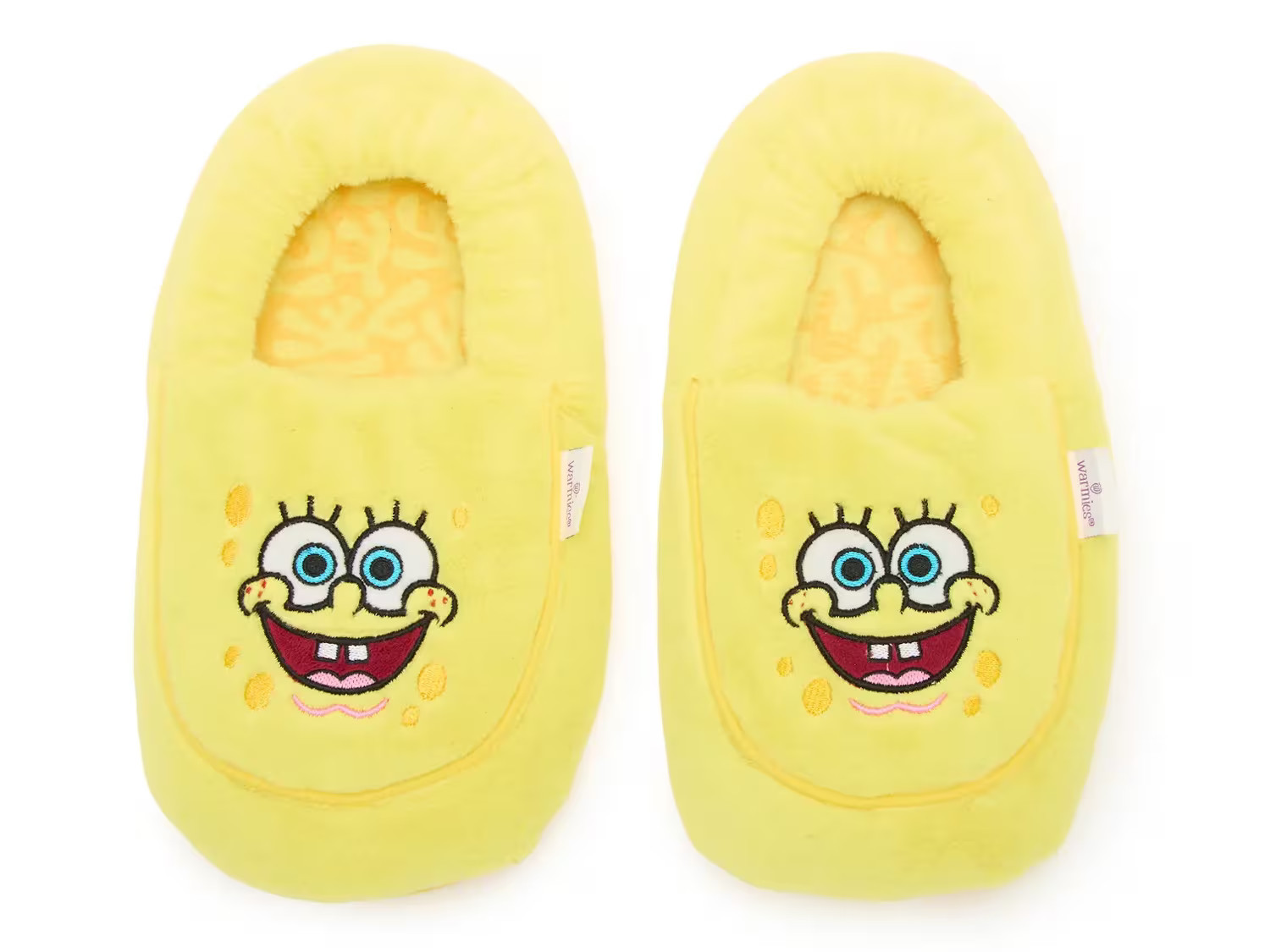 Warmies Spongebob Squarepants Warming Slippers | Women's | Yellow | Size One Size | Slippers | DSW