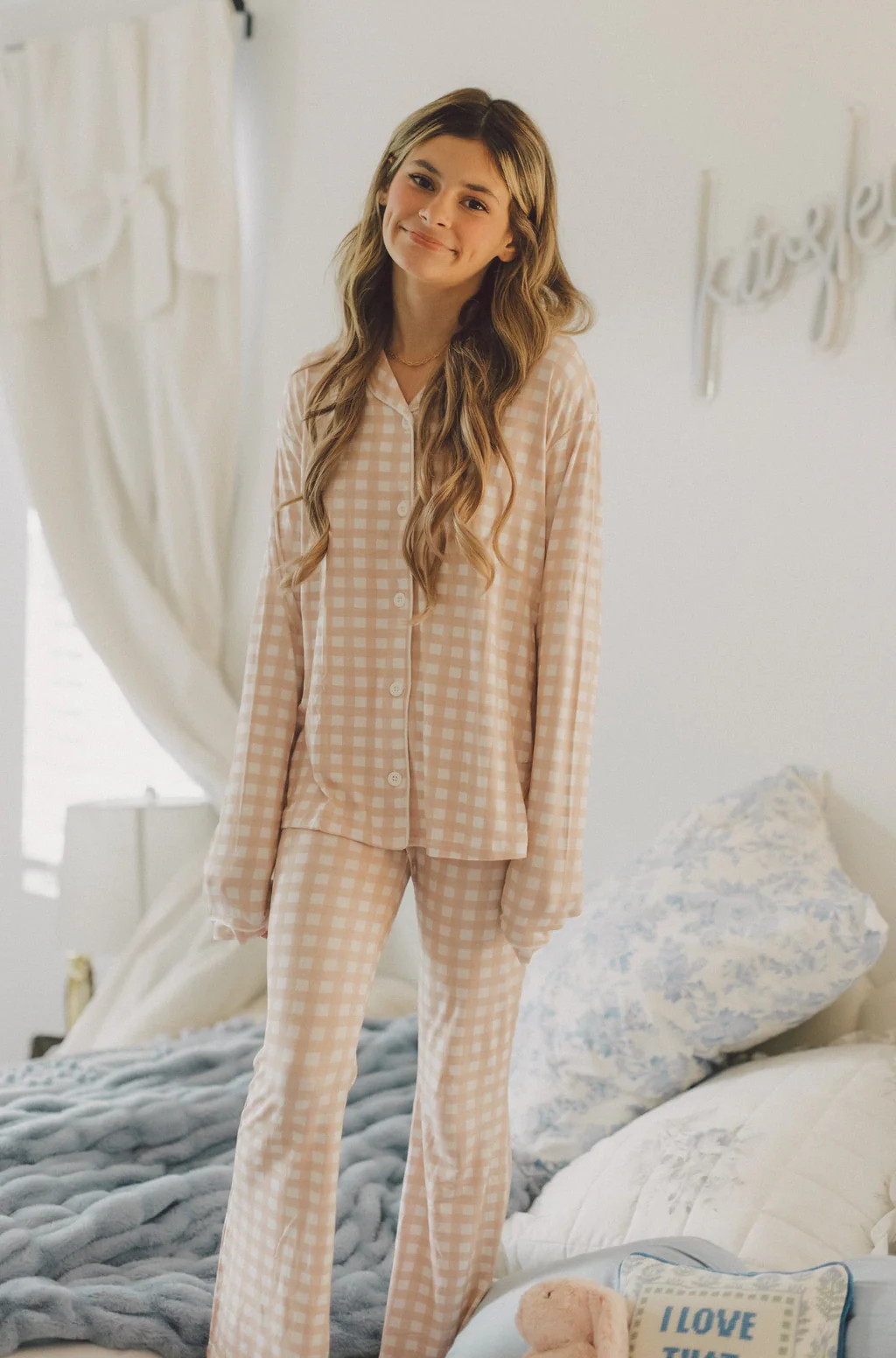 CHARLIE'S CHECKS DREAM GIRL'S FLARE SET | Dream Big Little