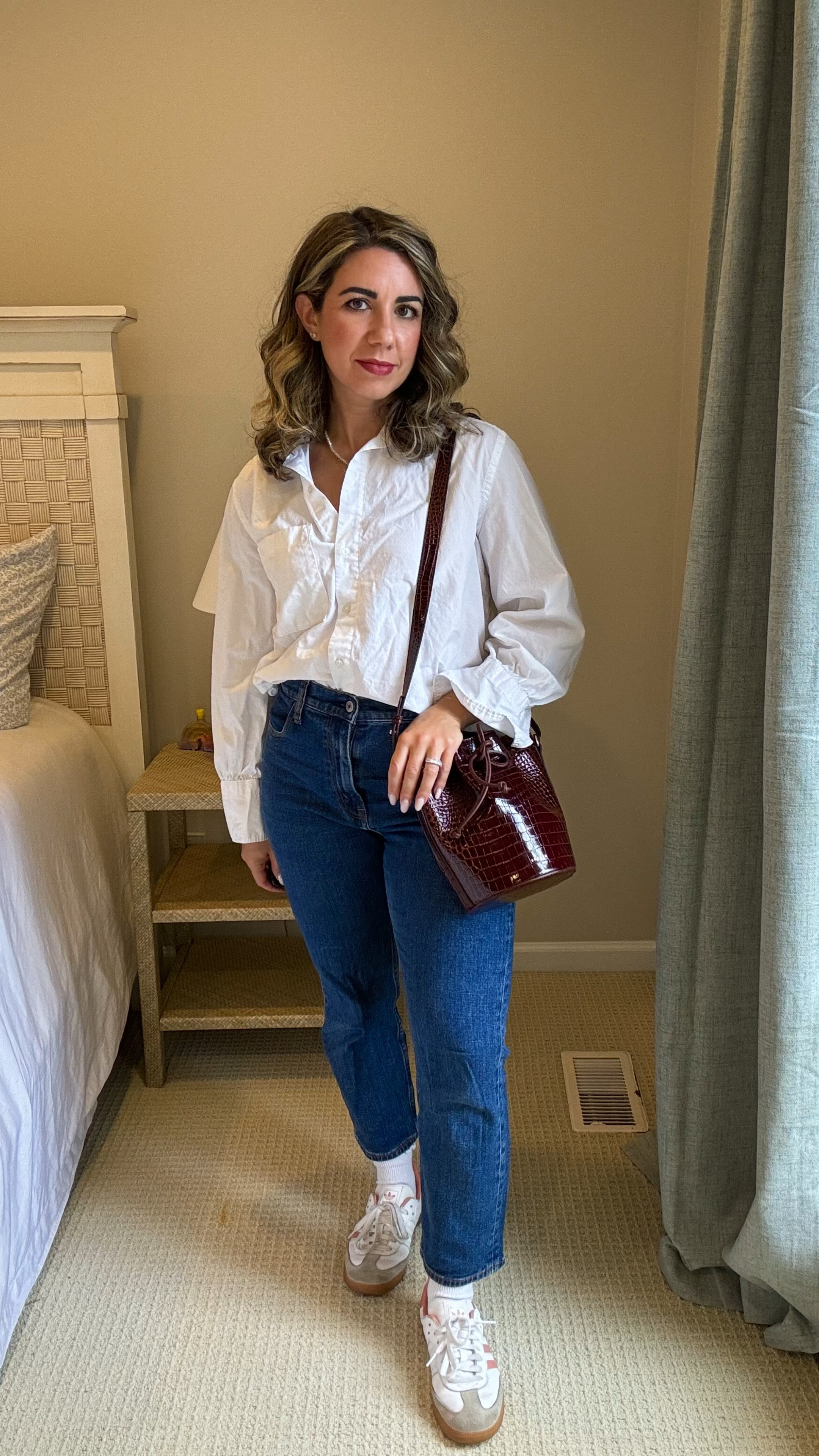 My favorite white button down is $22 from Walmart!!! 

#LTKFindsUnder50