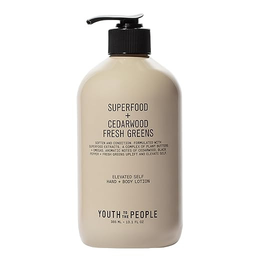 Youth To The People Superfood Hand + Body Lotion (13.1 fl oz), Omega-Rich Plant Butters + Antioxi... | Amazon (US)