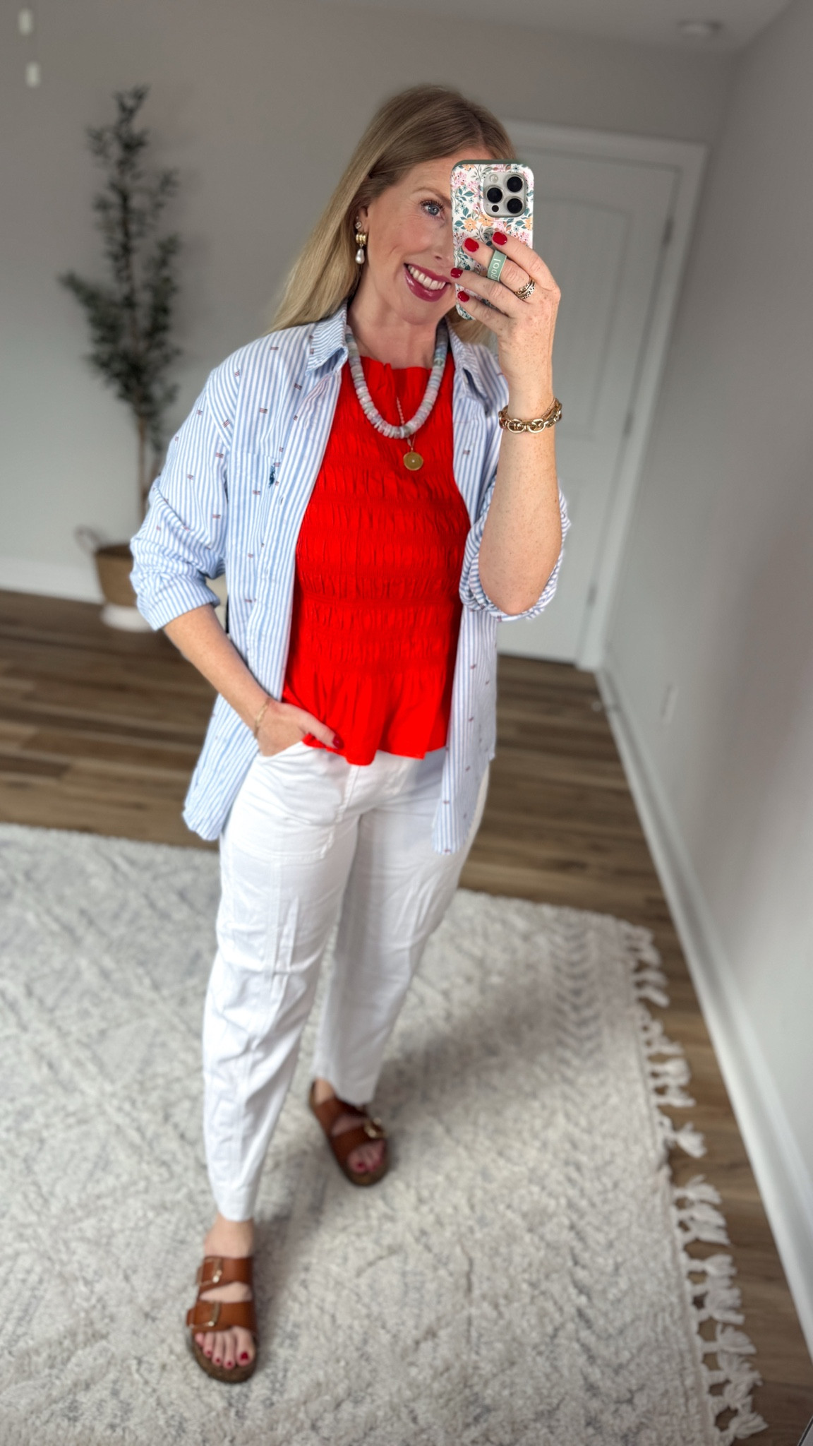 Daily try on, Walmart outfit, Walmart fashion, Walmart try on, Walmart style, red white and blue outfit

#LTKgrwm #LTKootd