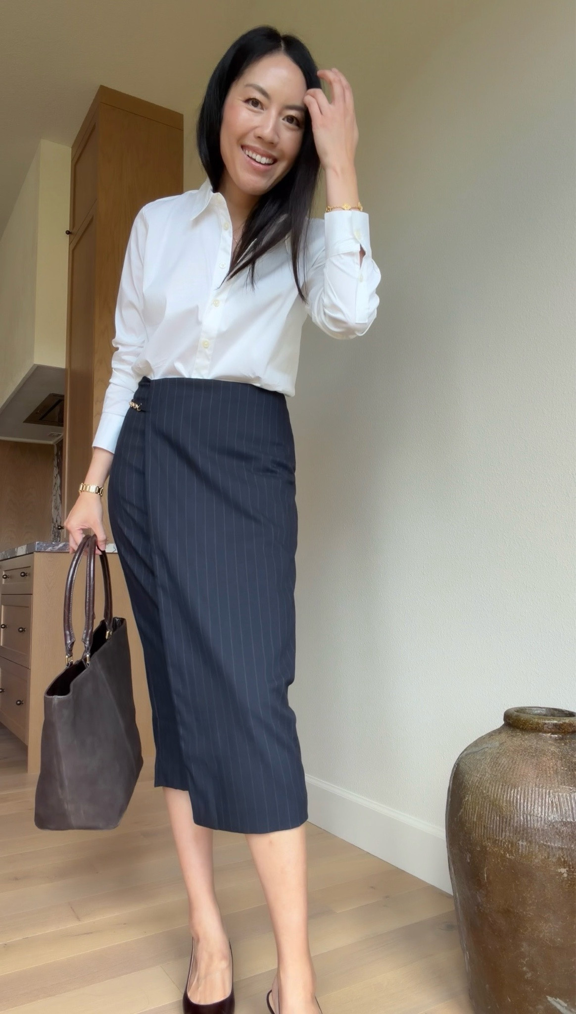 Full tuck: polished, classic, definitely the way to go this season.

#classicstyle
#OOTD
#workwear
#backtoschool
#officeoutfit

#LTKootd #LTKSeasonal #LTKWorkwear