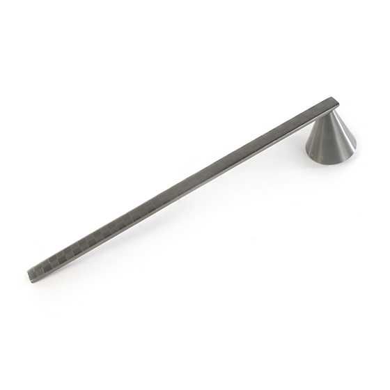 Charcoal Metallic Check Candle Snuffer | MacKenzie-Childs