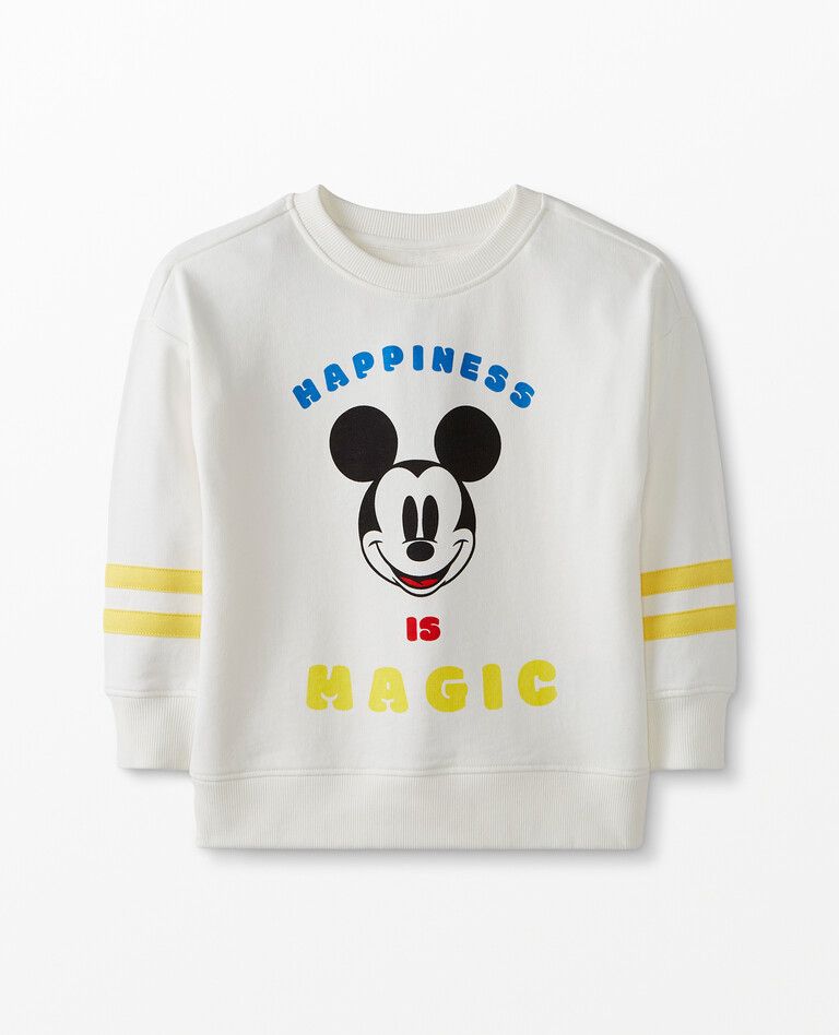 Disney Mickey Mouse Vacation Sweatshirt In French Terry | Hanna Andersson