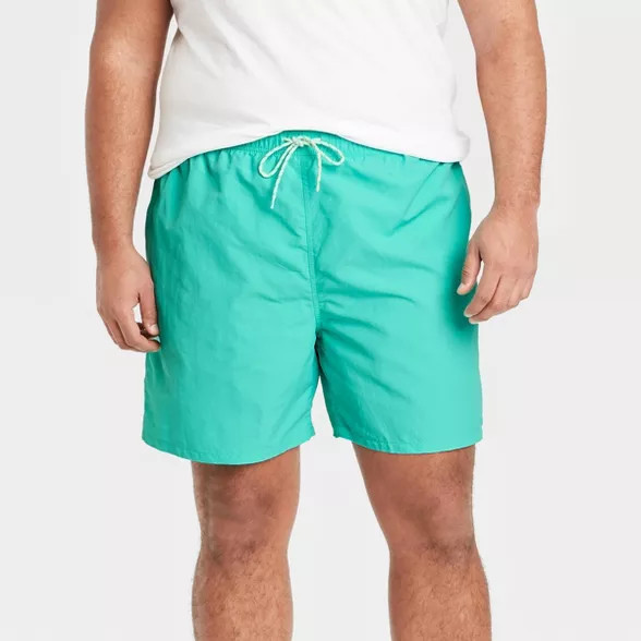 Men's Big & Tall 7" Swim Trunks - Goodfellow & Co™ | Target