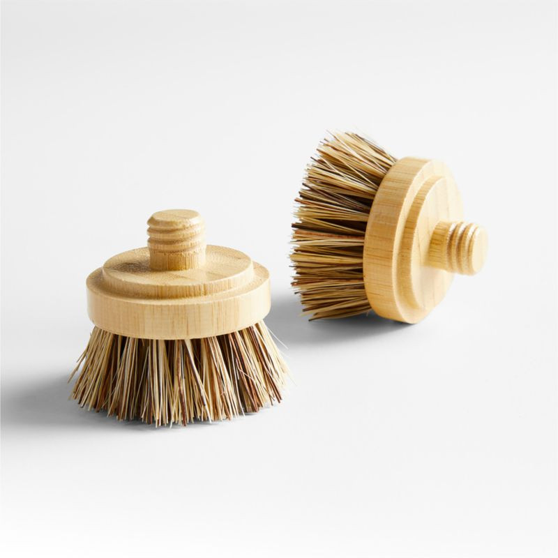 Wooden Dish Brush Replacement Head, Set of 2 by Gaby Dalkin + Reviews | Crate & Barrel | Crate & Barrel