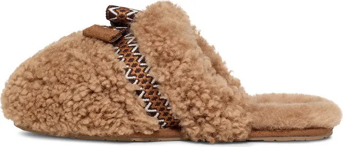 UGG® Maxi Curly Genuine Shearling Scuff Slipper (Women) | Nordstrom | Nordstrom