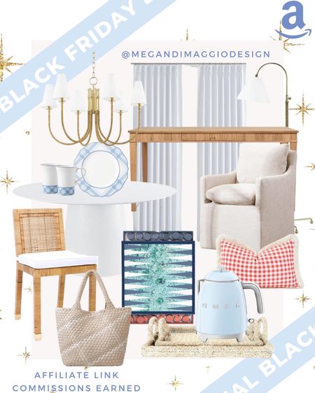 Amazon home Black Friday & cyber Monday deals! Coastal favorites from furniture, decor & gifts!! Love this rattan brass lighting and this linen accent chair that’s actually on castors! Plus these blackout pleated drapes are highly rated!! #founditonamazon

#LTKCyberWeek #LTKfindsunder50 #LTKhome