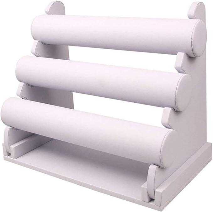 ChezMax Triple Tier Jewery Display Removable Bracelet Holder Jewelry Stand Necklace Stand Jewelry... | Amazon (US)