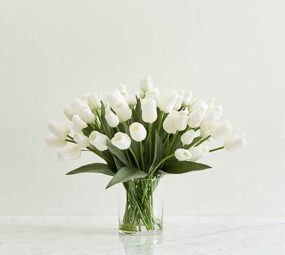 Faux Composed Tulip Arrangement | Pottery Barn (US)