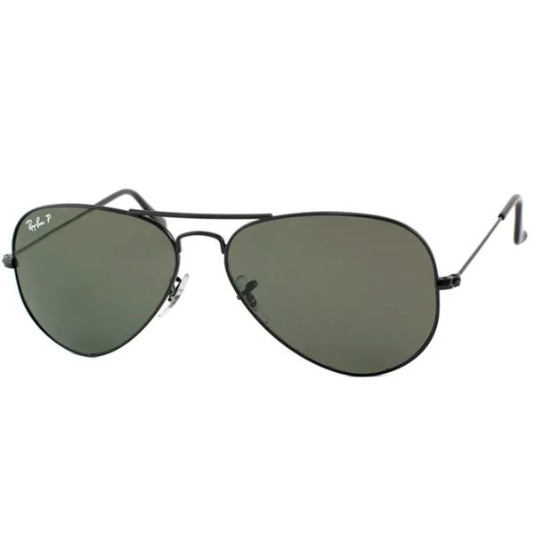 Ray-Ban RB3025 Aviator Unisex Emerald Polarized Lens Sunglasses | Bed Bath & Beyond