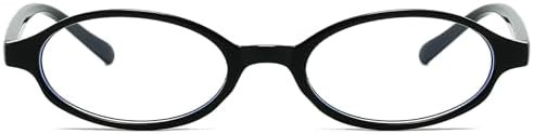Breaksun Retro Small Oval Glasses for Women Men 90s Small Face Blue Light Eyeglasses Cosplay Y2K ... | Amazon (US)