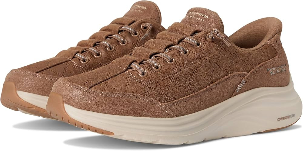 Skechers Women's Sneaker, Chestnut, 7 | Amazon (US)