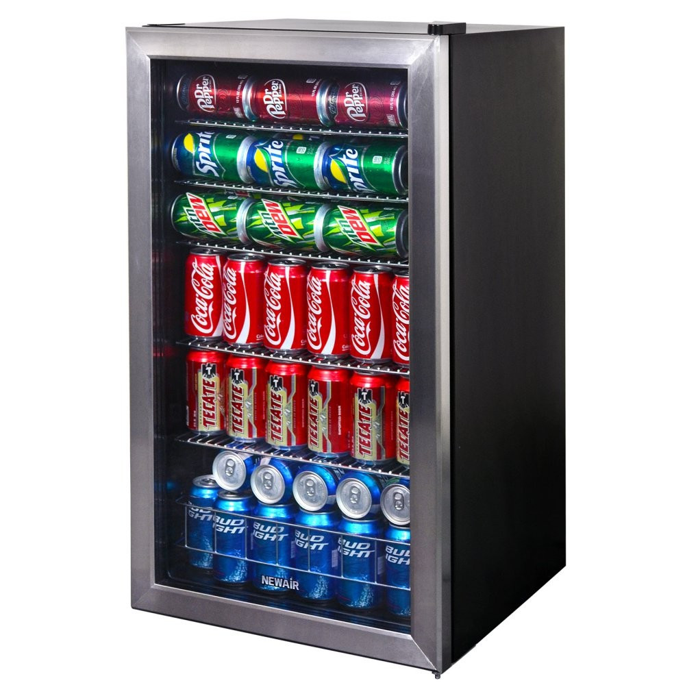 Newair 126-Can Stainless Steel Beverage Cooler | Hayneedle