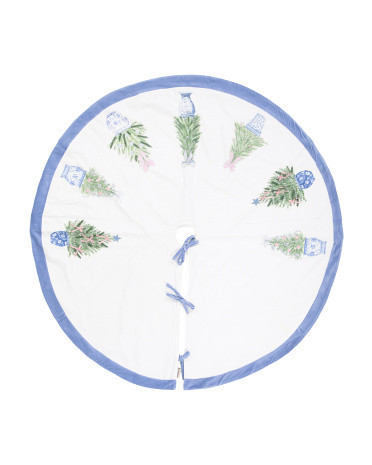 56in Chinoiserie Trees Tree Skirt | TJ Maxx