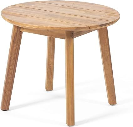 Christopher Knight Home 312397 Alima Outdoor Side Table, Teak Finish | Amazon (US)