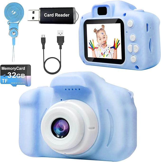One'sMore Upgrade Kids Camera for Boys, Birthday Gifts for 3-6 Year Old Boys, Kids Digital Camera... | Amazon (US)