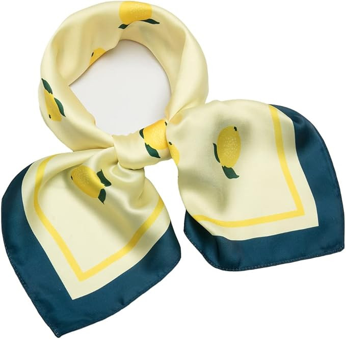 27 inch Silk Feeling Scarf Square Satin Head Scarves Fashion Neck Scarfs for Women | Amazon (US)