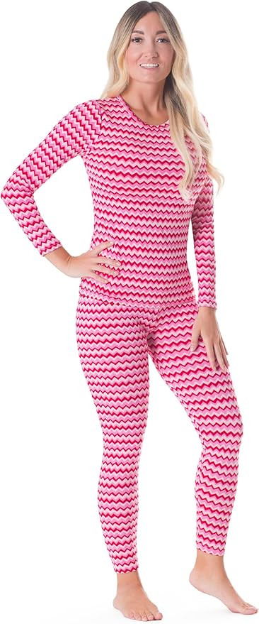 Rocky Thermal Underwear Women Long Johns Womens Thermals Top Bottom Set Fleece Lined Under Wear C... | Amazon (US)
