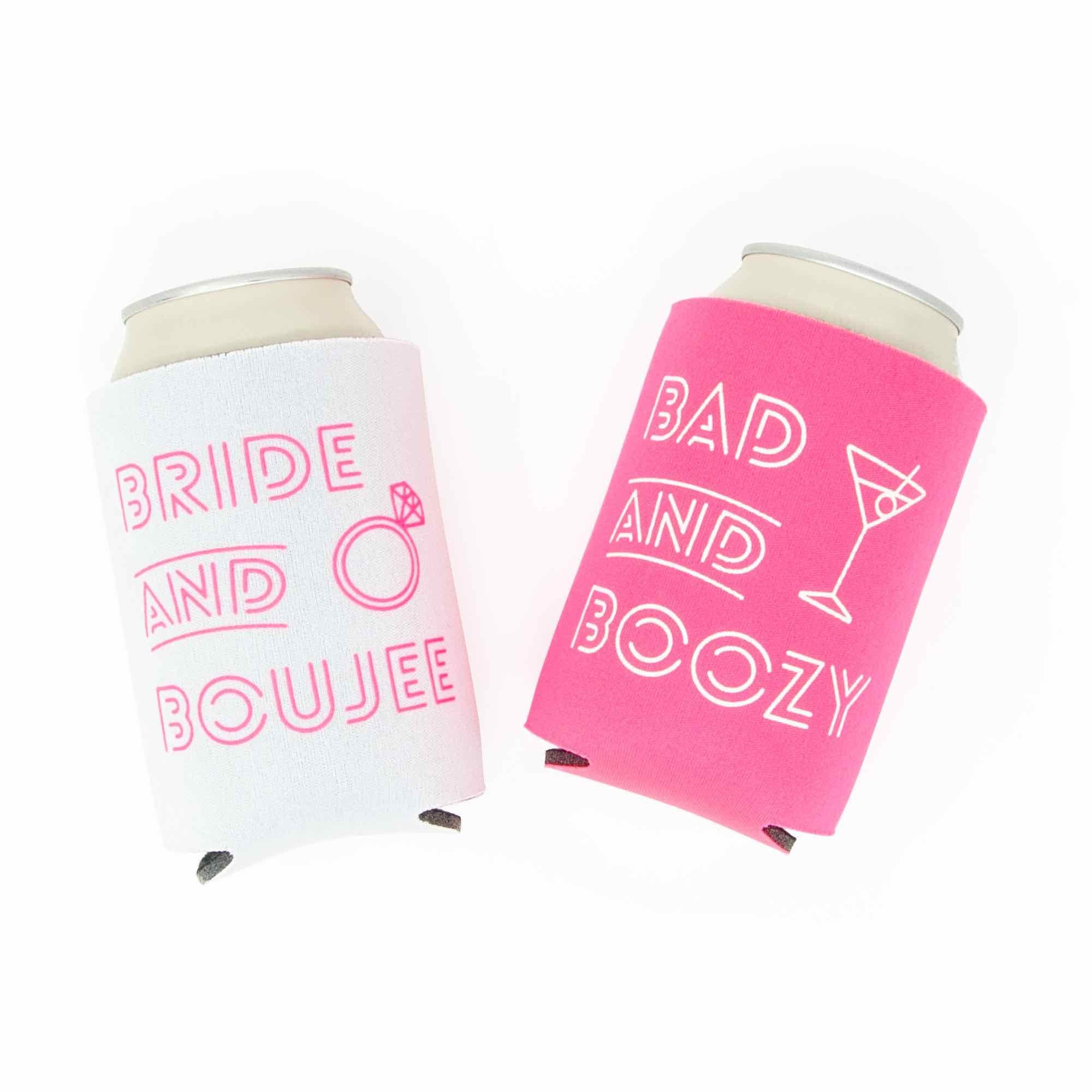 Bach & Boujee Hot Pink Can Coolers | Stag & Hen