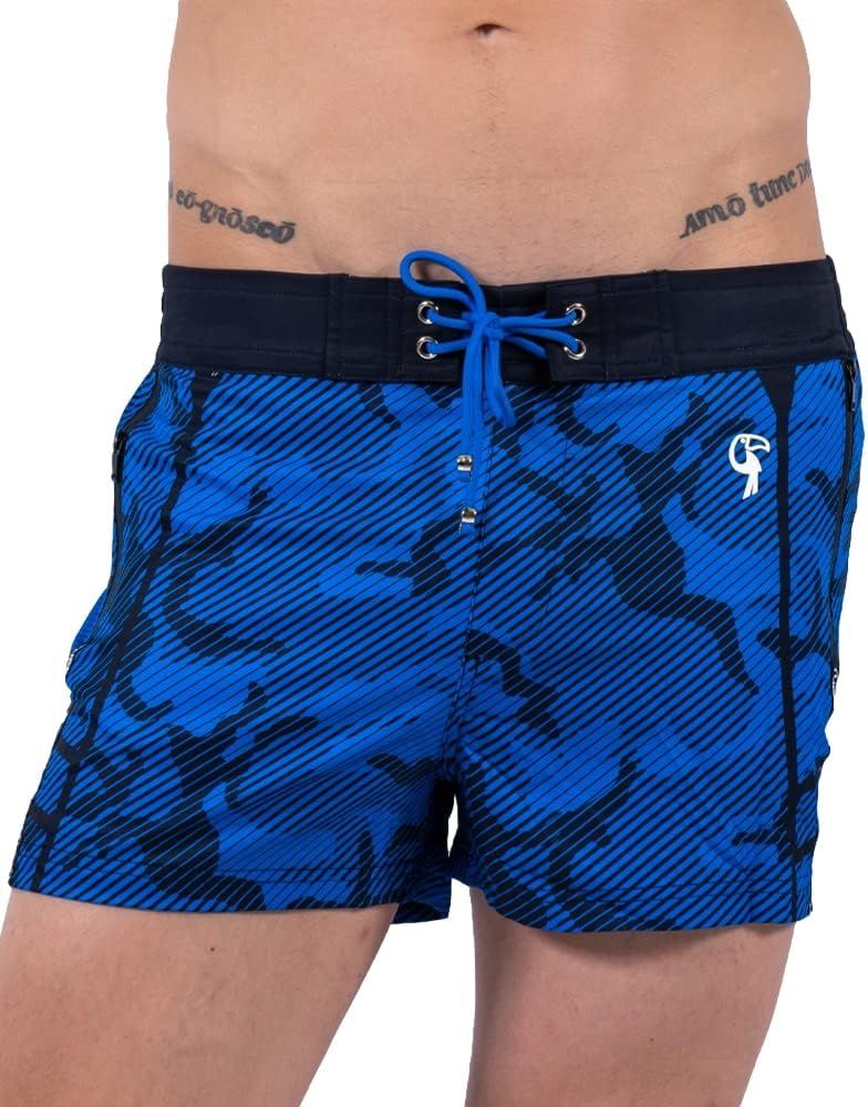 Tucann Men's Camouflage Swim Trunks with Built-in Liner, Quick Dry, Zip Pockets | Amazon (US)