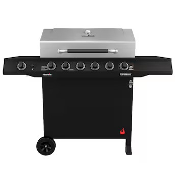 Char-Broil Performance Series Black 6-Burner Liquid Propane Gas Grill with 1 Side Burner | Lowe's