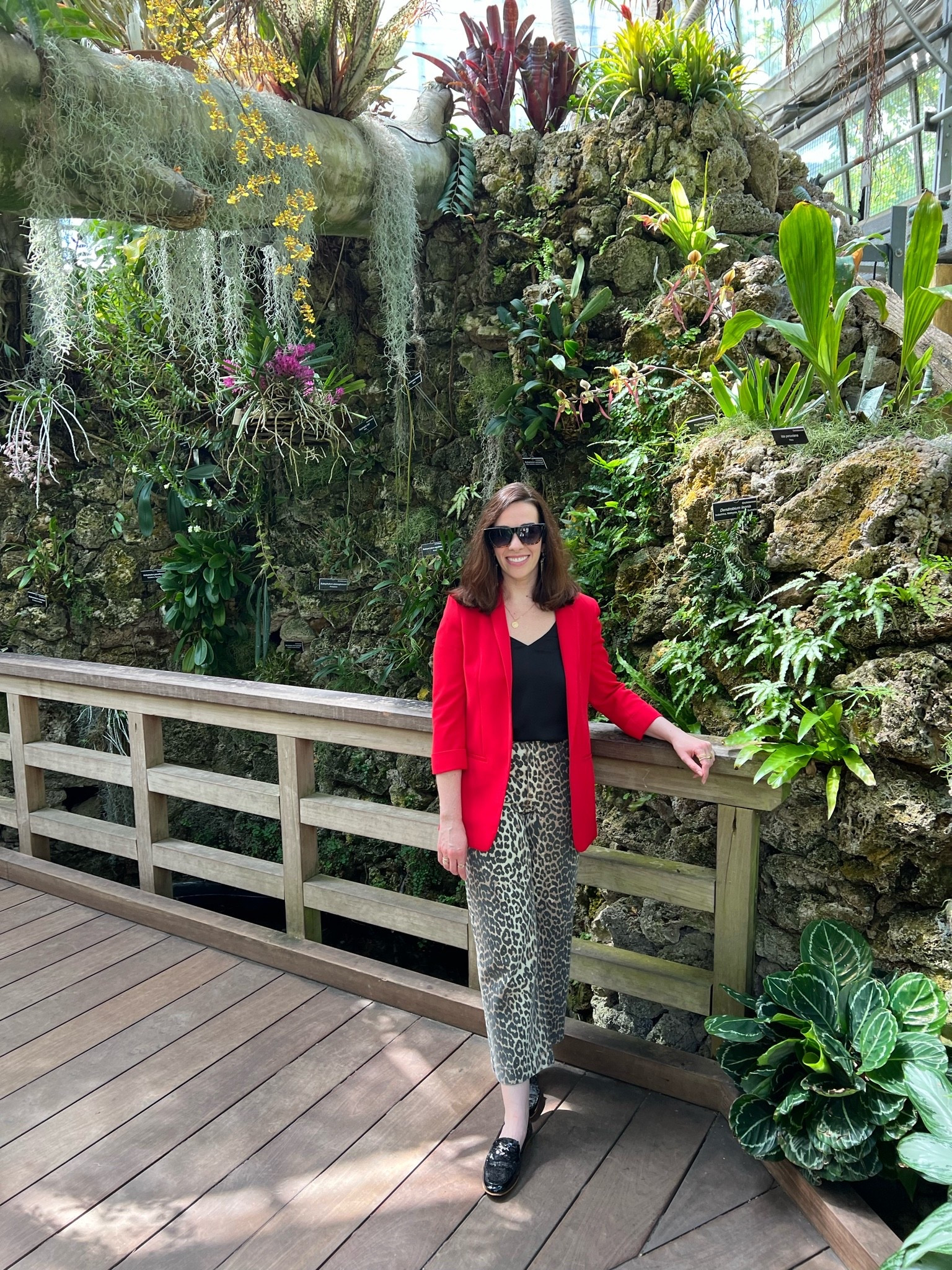 Red blazer (s). Black satin vneck tank (xs). Leopard wide leg ankle jeans (4). Black sequin loafers (8.5). #blazer #redblazer #tank #satintank #blacktank #vnecktank #jeans #leopardjeans #anklejeans  #blackloafers #loafers #sequinloafers #springoutfit #workoutfits #businesscasual
spring outfits 
work outfits 
business casual workwear

#LTKootd #LTKSeasonal #LTKWorkwear