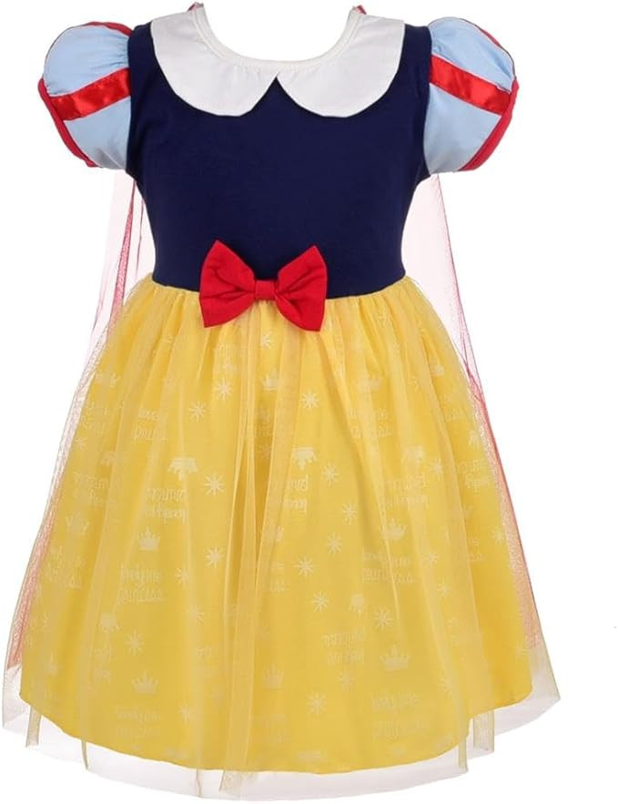 Dressy Daisy Princess Dress Up Clothes Halloween Fancy Party Tulle Skirt Summer Outfit for Baby &... | Amazon (US)