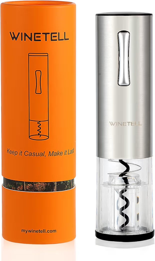 Electric Wine Opener, Rechargeable Wine Bottle Opener with One-Click Button, Reusable Automatic C... | Amazon (US)